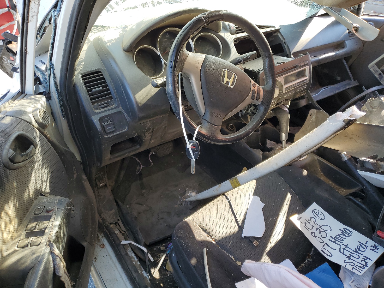 JHMGD38607S057700 2007 Honda Fit S