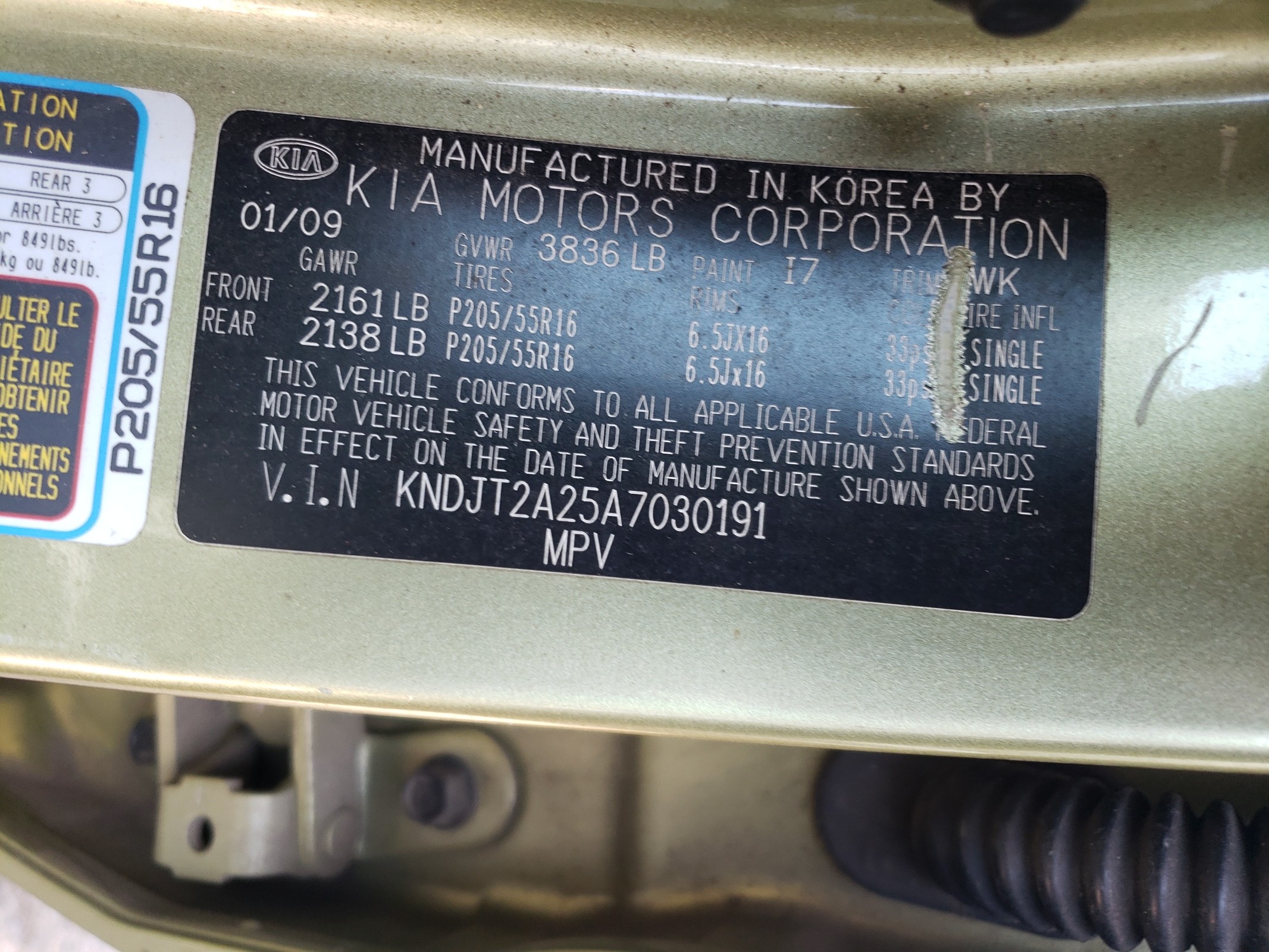 KNDJT2A25A7030191 2010 Kia Soul +