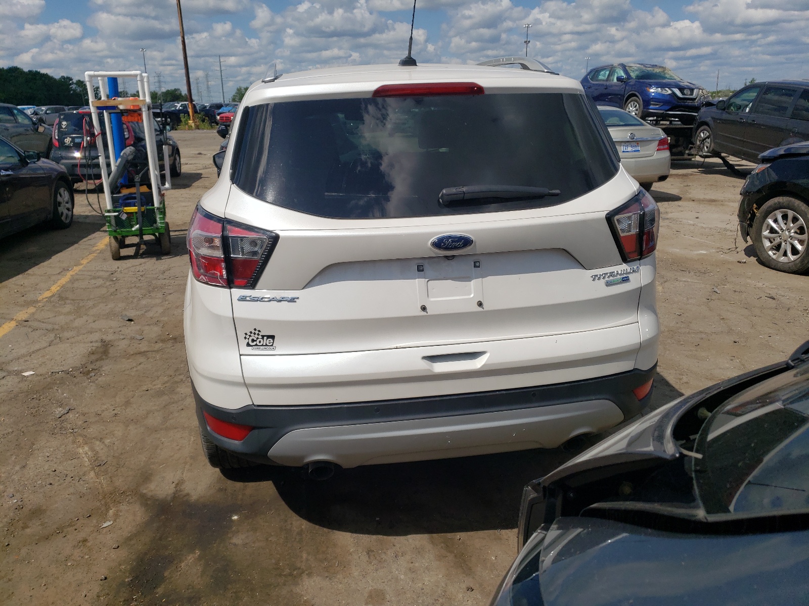 2017 Ford Escape Titanium vin: 1FMCU9JD9HUD65820