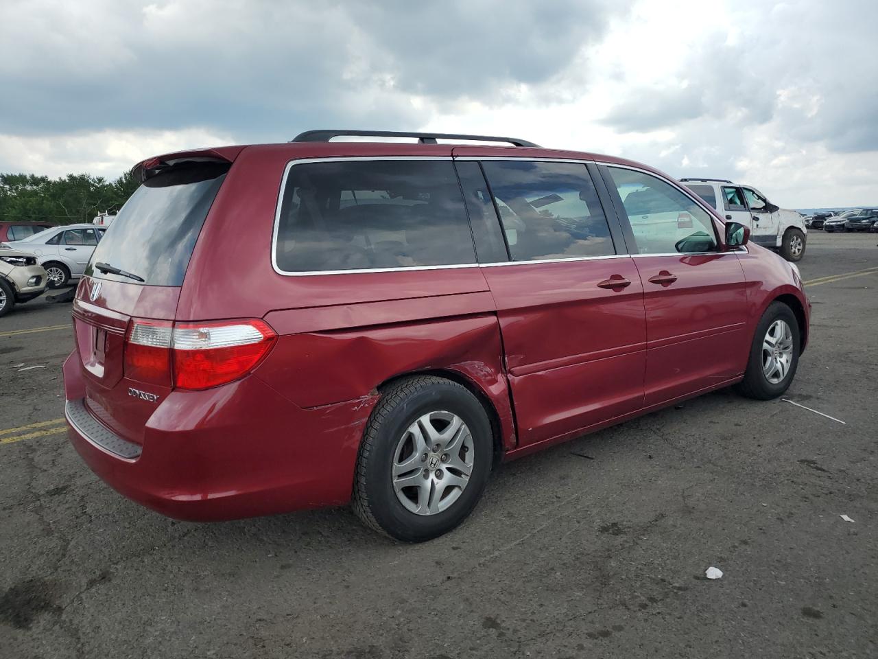 2005 Honda Odyssey Ex VIN: 5FNRL38435B008609 Lot: 62338704