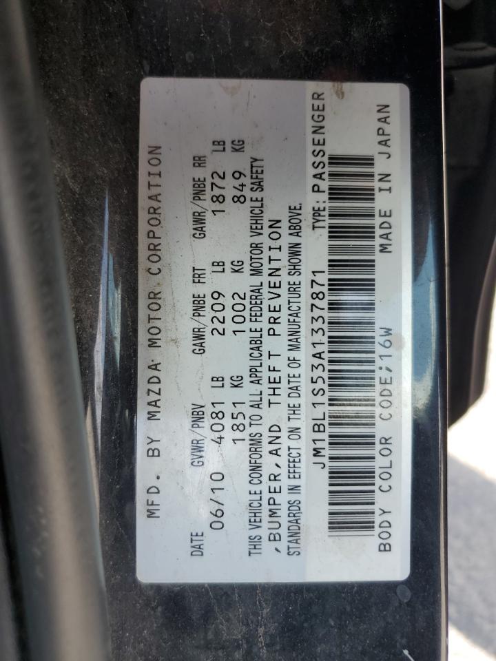 2010 Mazda 3 S VIN: JM1BL1S53A1337871 Lot: 65367504