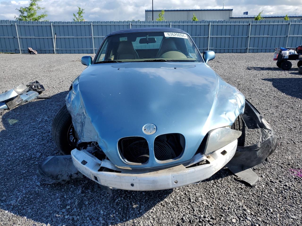2001 BMW Z3 3.0 VIN: WBACN53401LL47822 Lot: 63620094