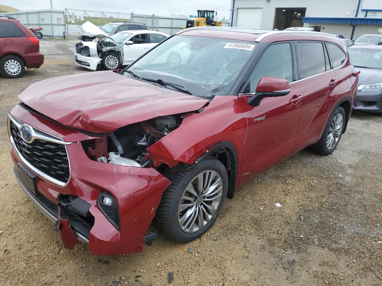 5TDEBRCHXMS020748 2021 TOYOTA HIGHLANDER - Image 1