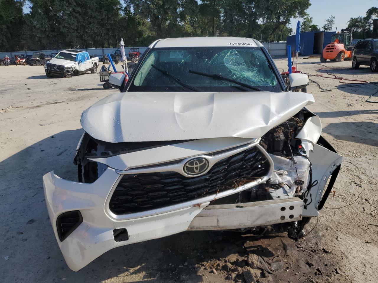 2021 Toyota Highlander L VIN: 5TDCZRAH1MS077961 Lot: 62248494