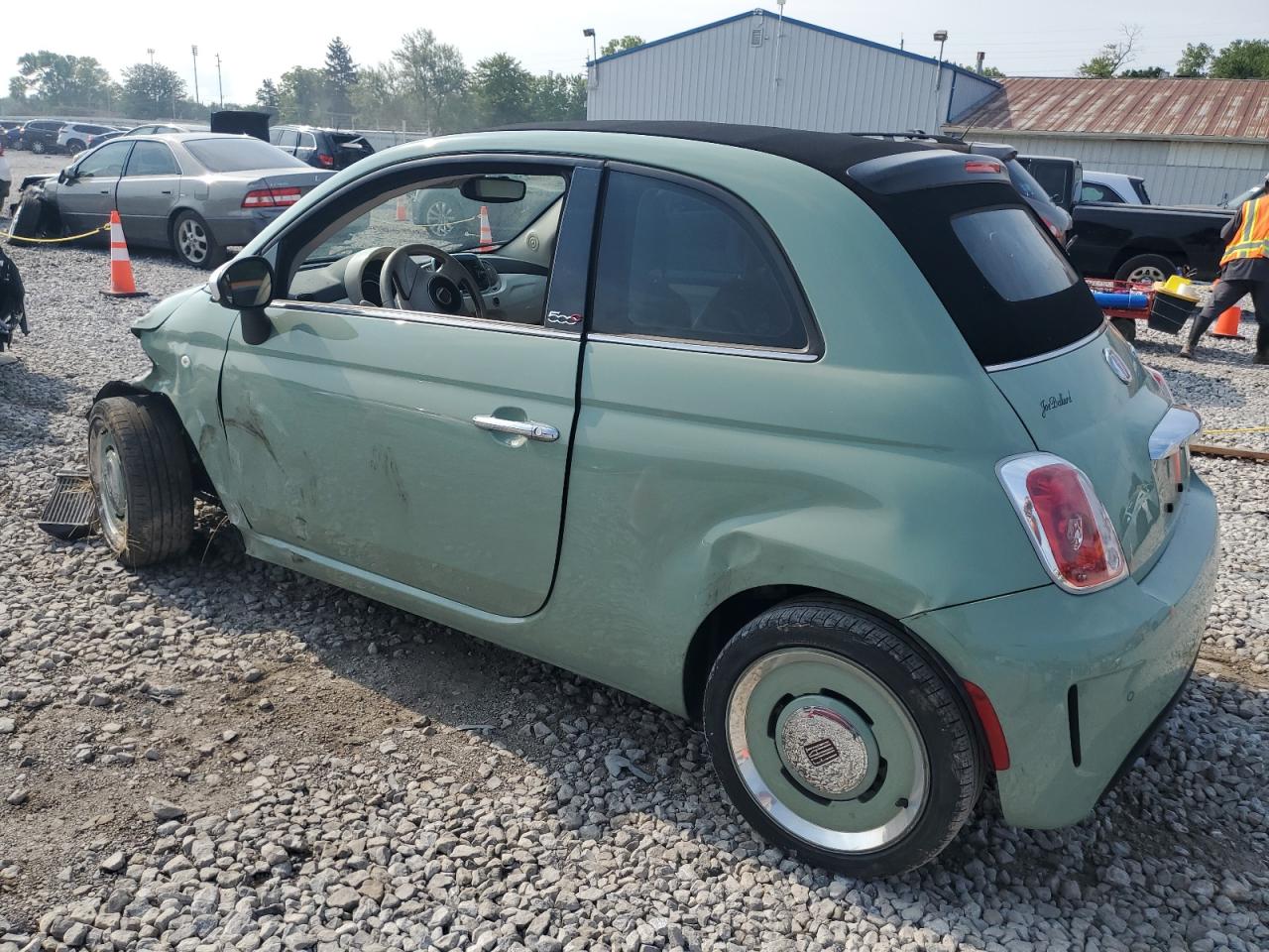 2019 Fiat 500 Lounge VIN: 3C3CFFEH6KT728087 Lot: 64156854