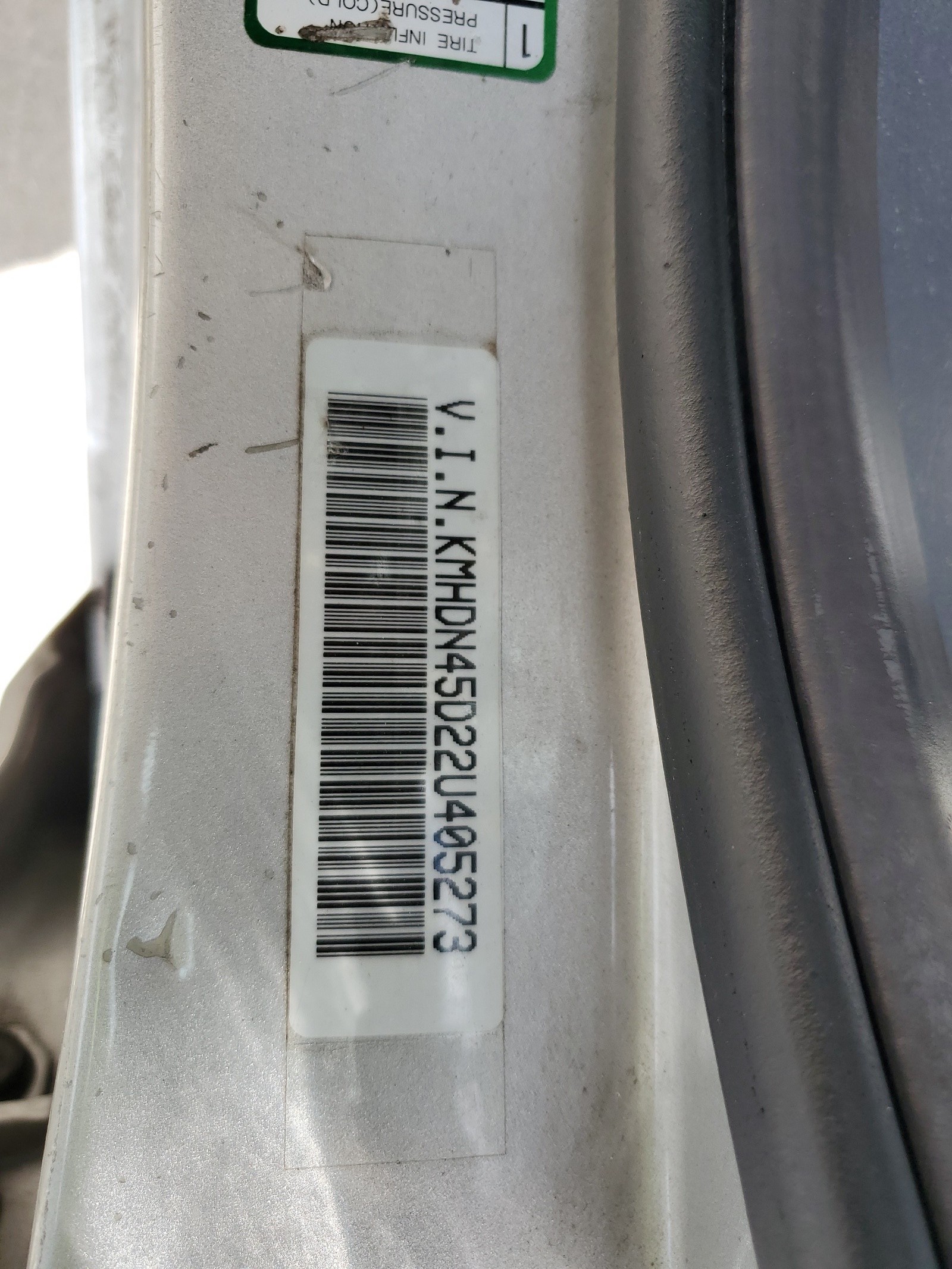 KMHDN45D22U405273 2002 Hyundai Elantra Gls