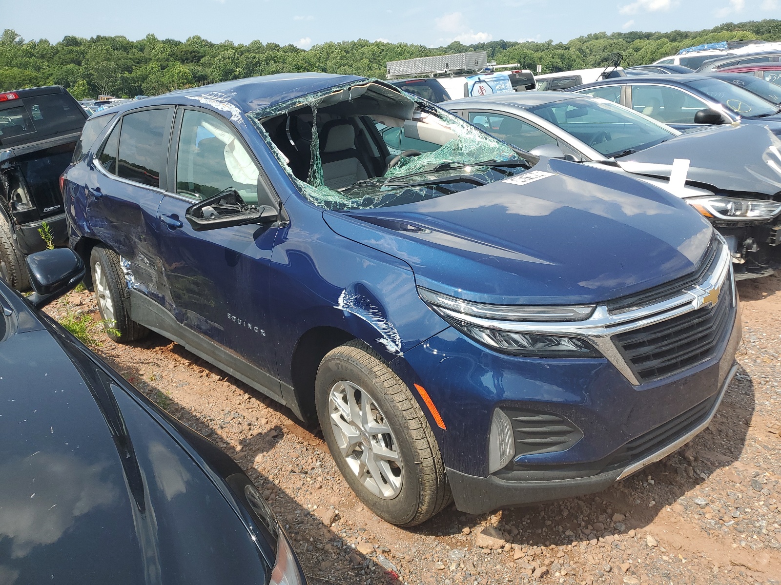 2022 Chevrolet Equinox Lt vin: 3GNAXKEV8NL142873