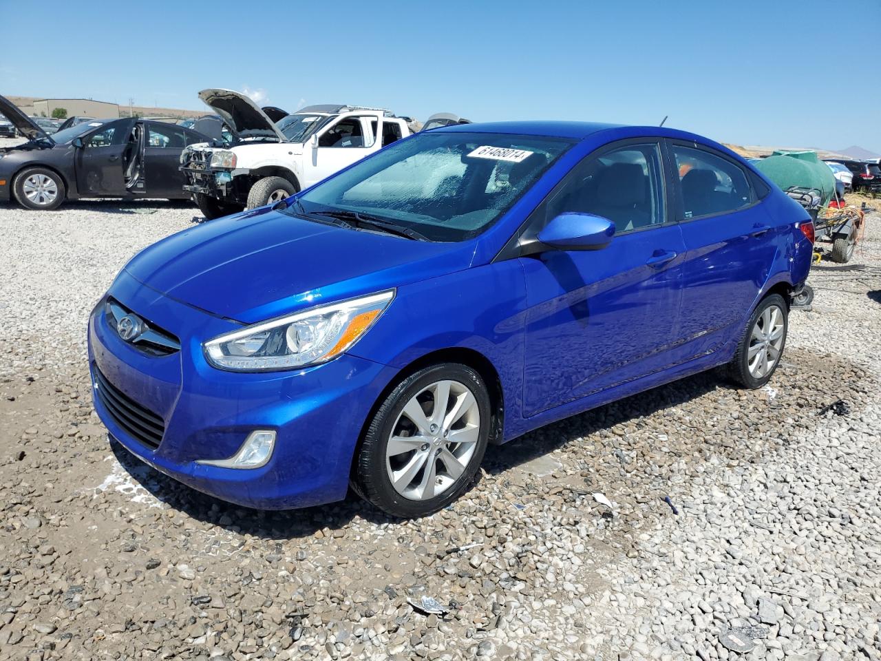 VIN KMHCU4AE5EU717542 2014 HYUNDAI ACCENT no.1