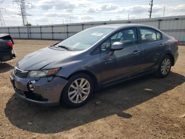 2012 Honda Civic Exl zu verkaufen in Elgin, IL - Front End