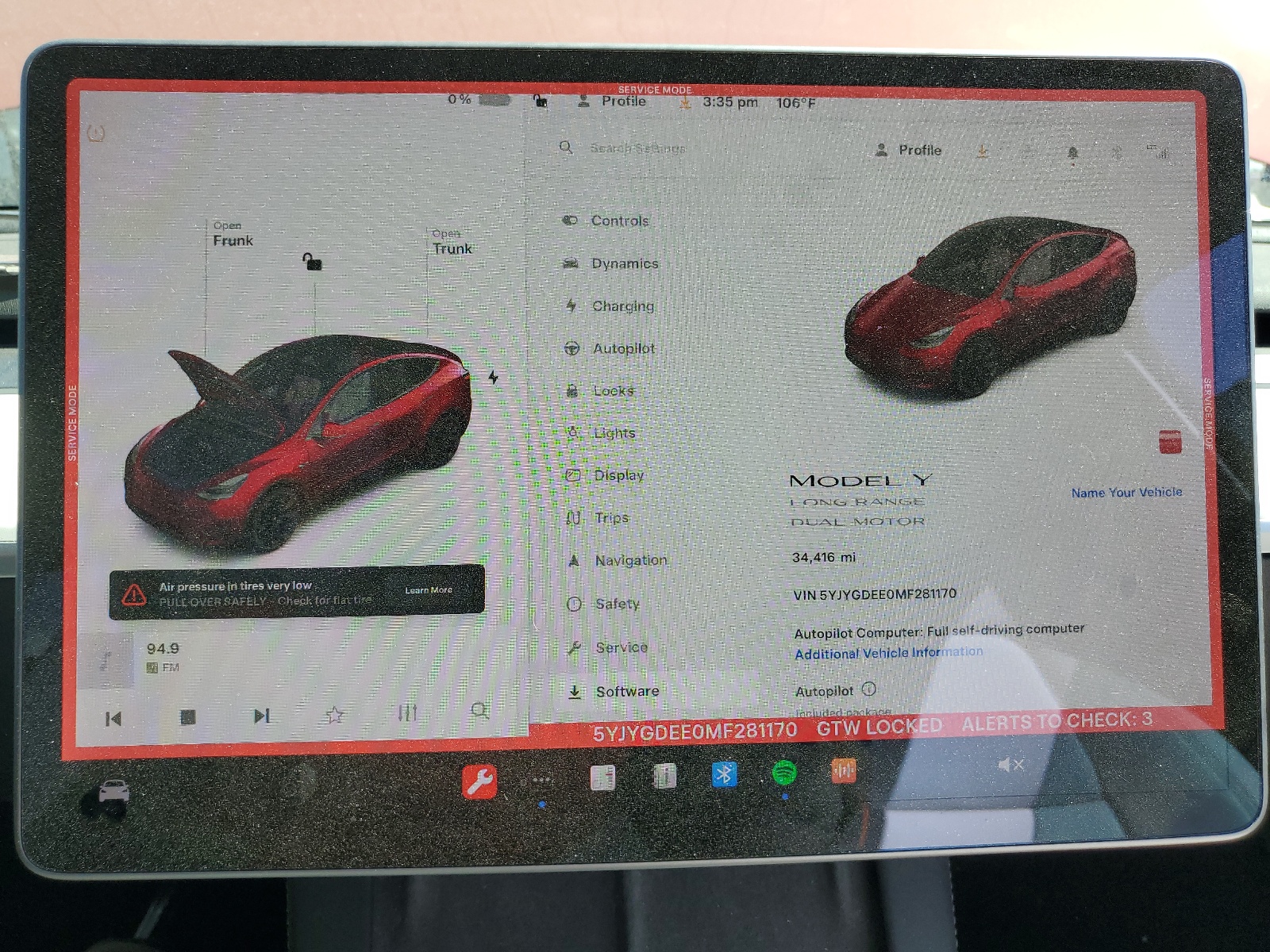 5YJYGDEE0MF281170 2021 Tesla Model Y