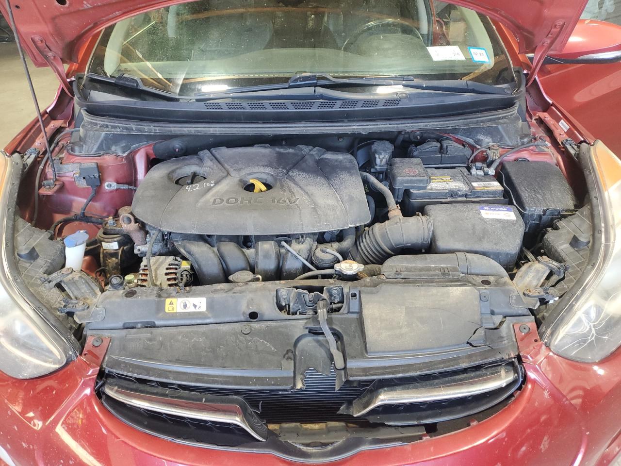 2012 Hyundai Elantra Gls VIN: KMHDH4AE5CU427534 Lot: 61100464