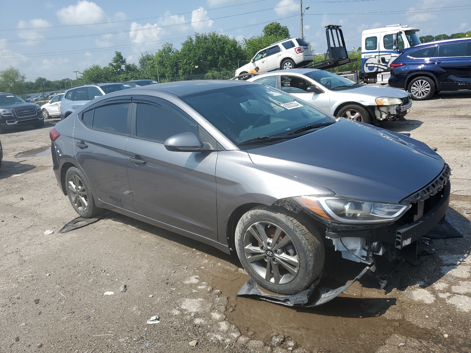 2018 Hyundai Elantra Sel vin: 5NPD84LF1JH297964