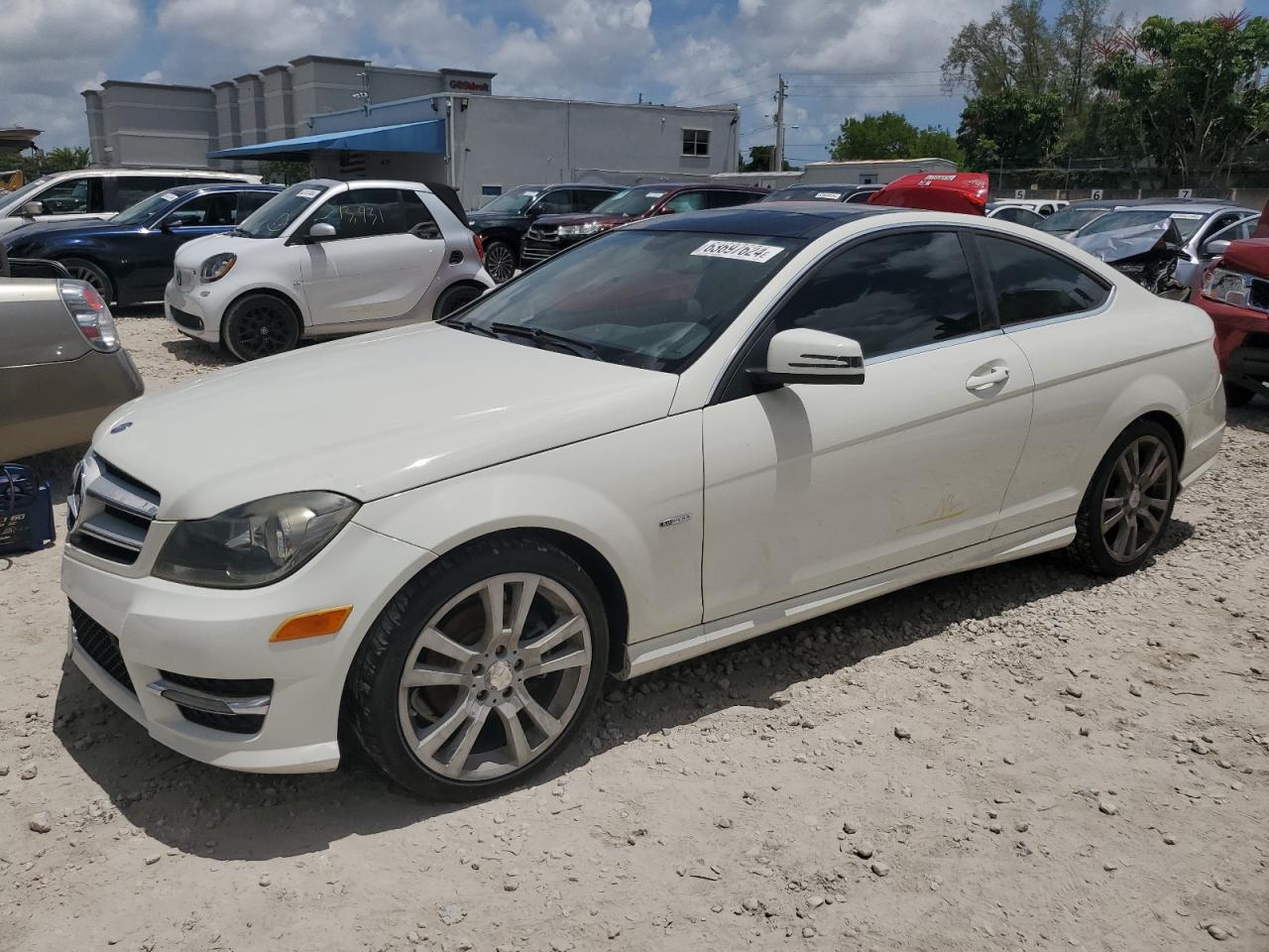 2012 Mercedes-Benz C 250 de vânzare în Opa Locka, FL - Water/Flood