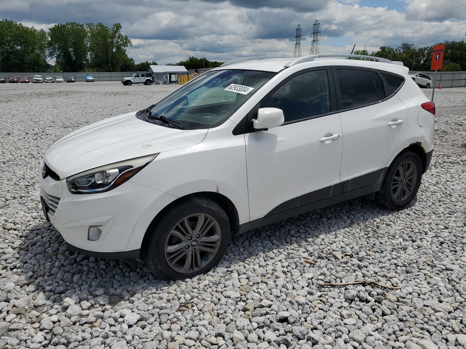 2014 Hyundai Tucson Gls vin: KM8JU3AG0EU909471