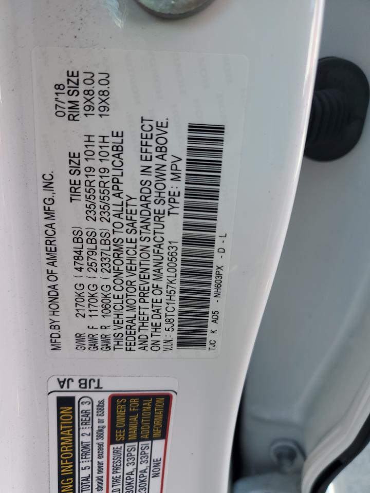 5J8TC1H57KL005631 2019 Acura Rdx Technology