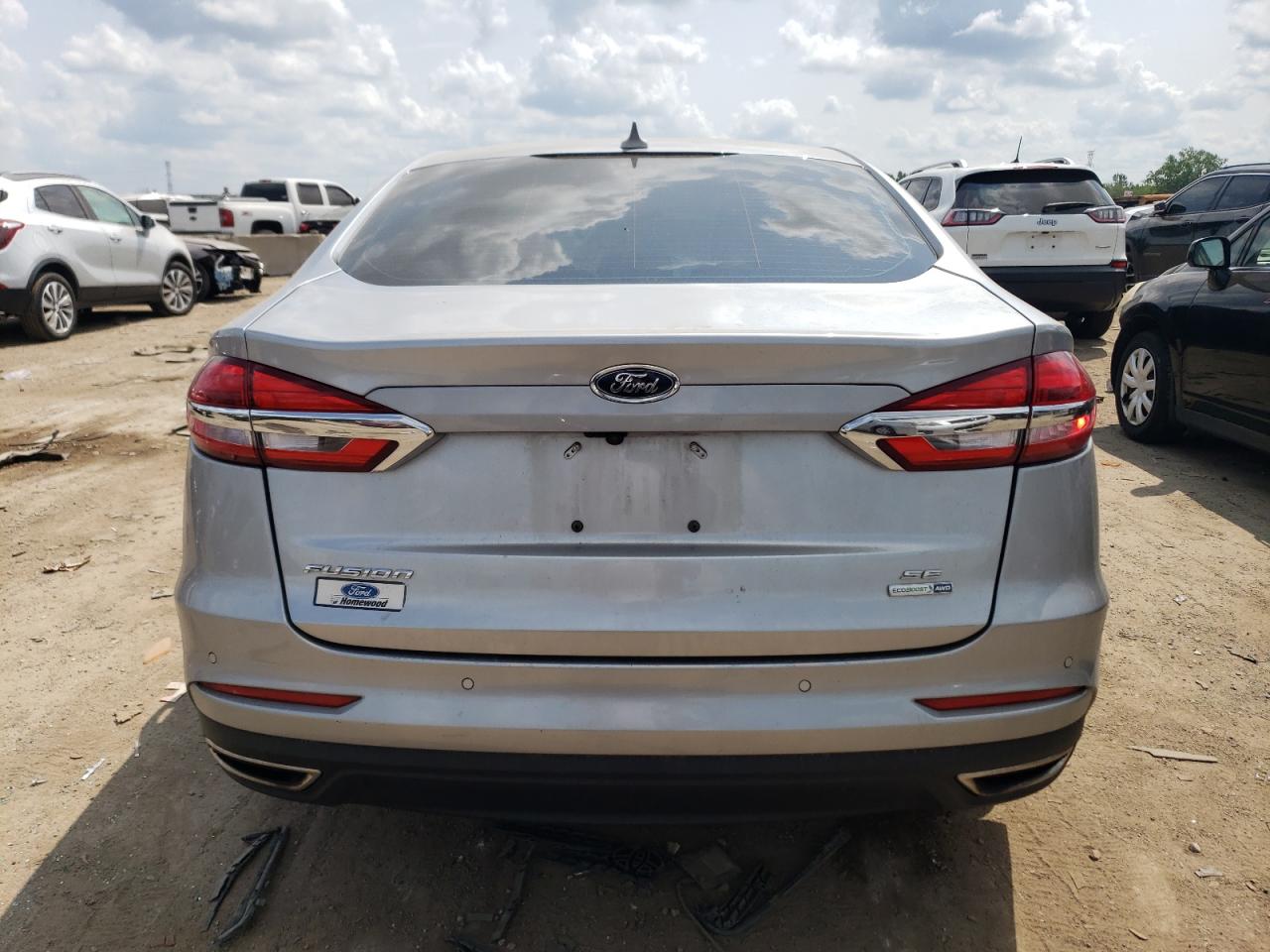 2020 Ford Fusion Se VIN: 3FA6P0T9XLR191002 Lot: 63884304