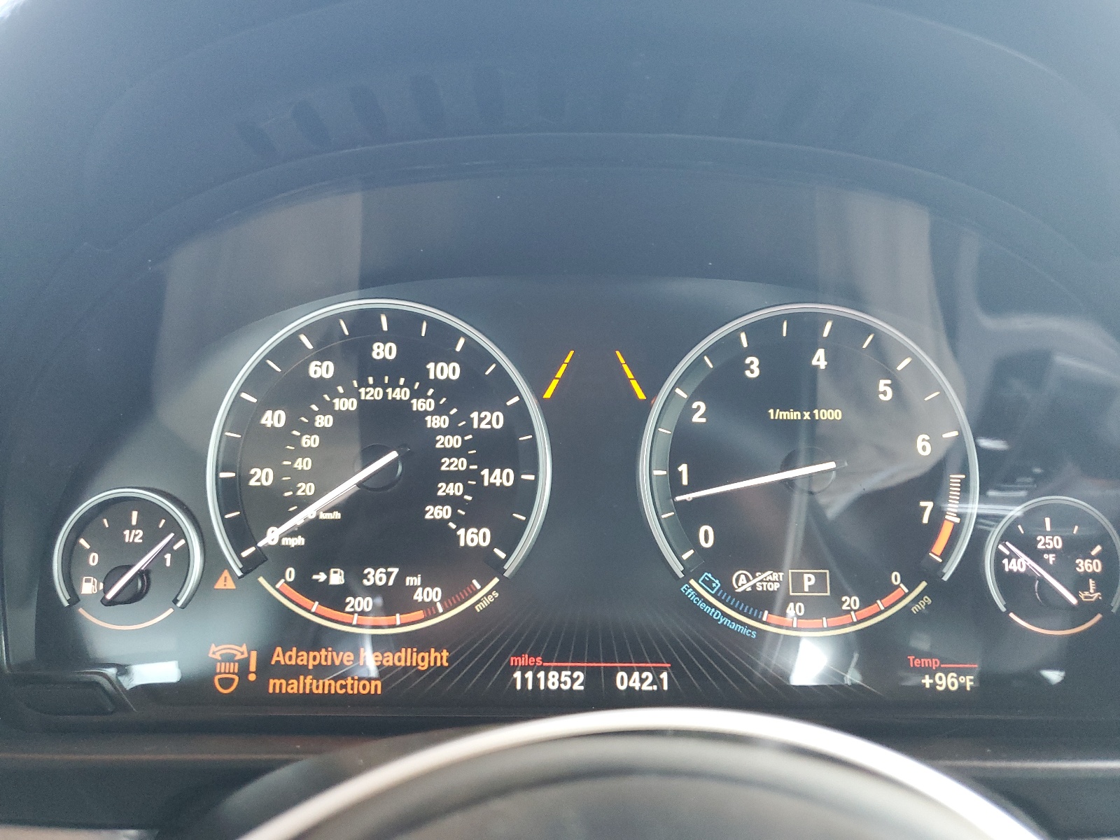 WBA5B1C50FD921288 2015 BMW 535 I