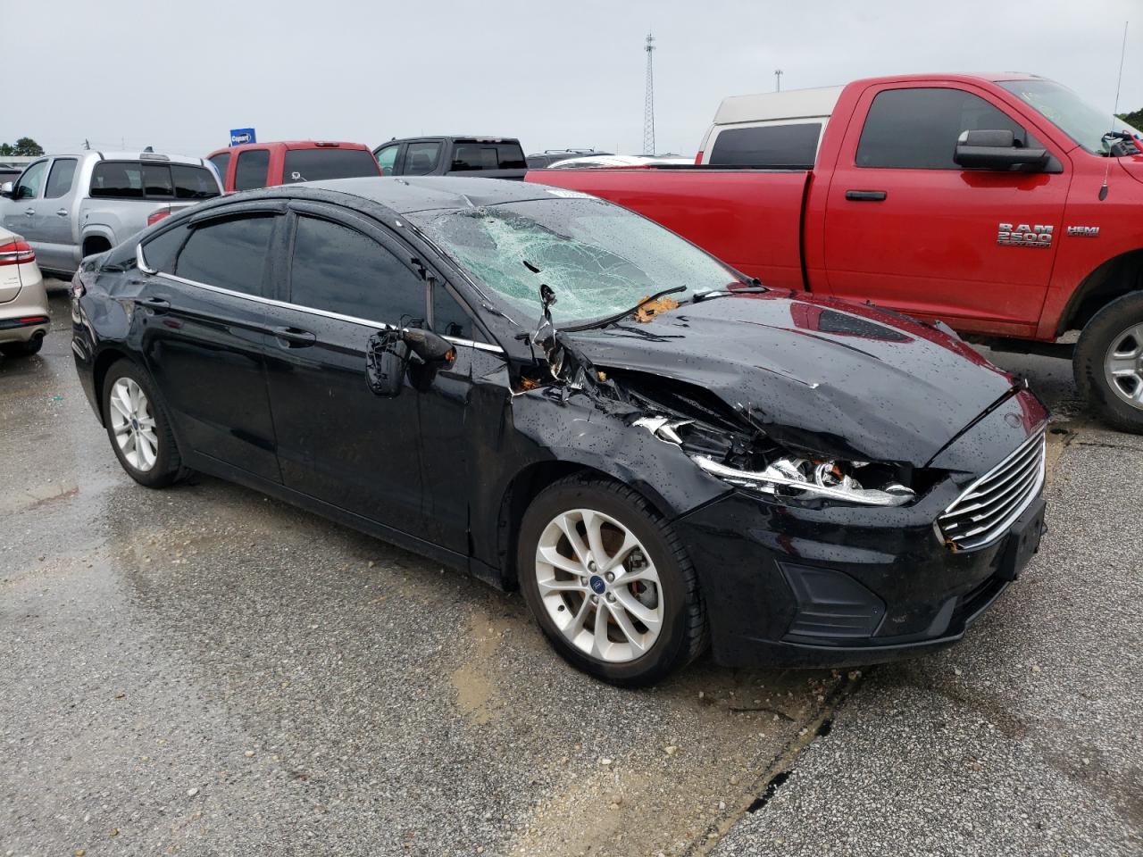 2019 Ford Fusion Se VIN: 3FA6P0HD9KR142966 Lot: 62929694