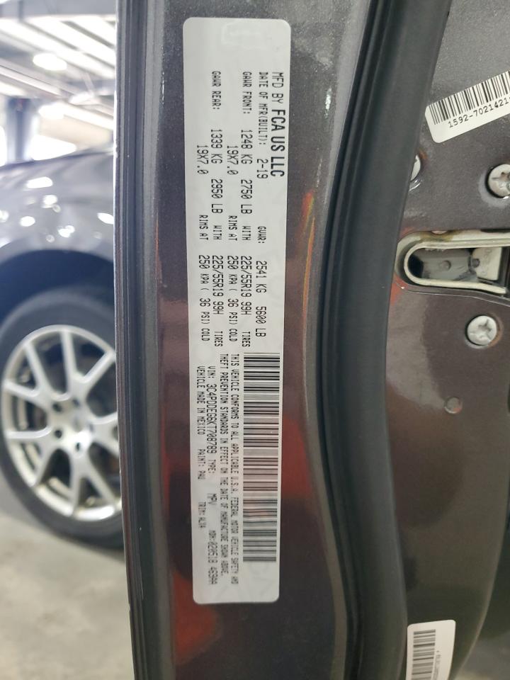 2019 Dodge Journey Gt VIN: 3C4PDDEG6KT708789 Lot: 64029924