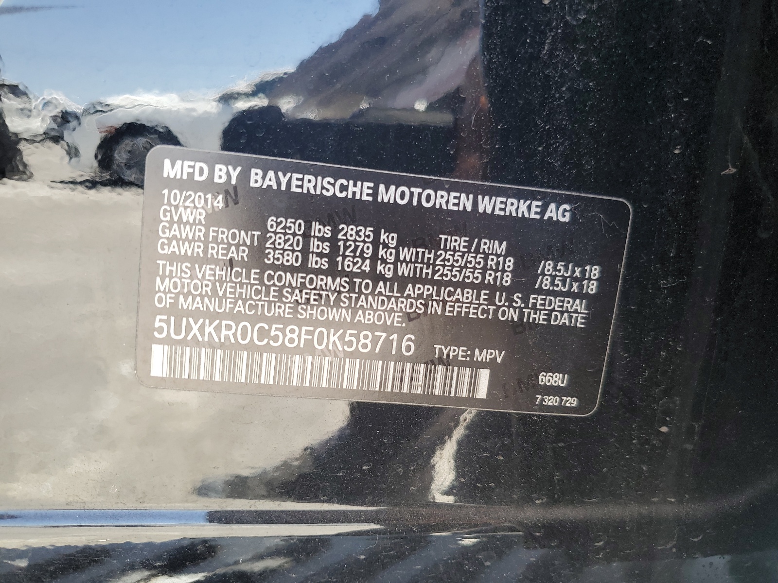 5UXKR0C58F0K58716 2015 BMW X5 xDrive35I