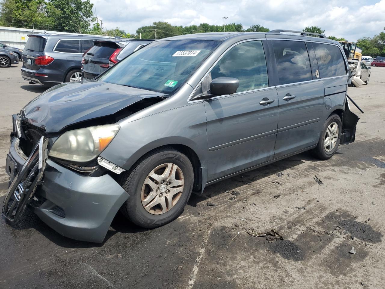 2021 Honda Odyssey Exl на продаже в Glassboro, NJ - Rear End