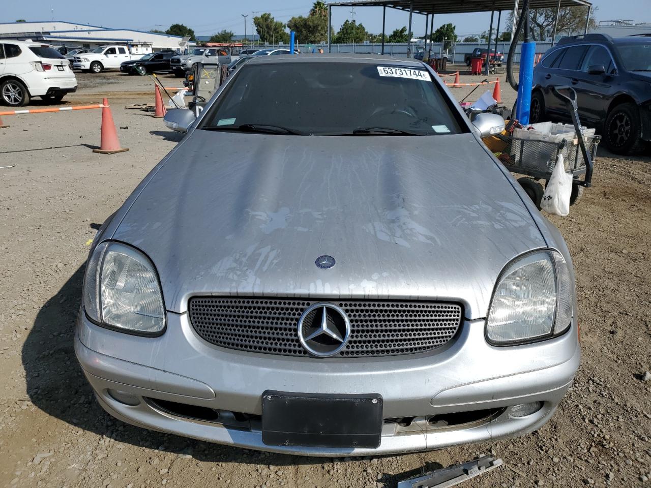 2001 Mercedes-Benz Slk 230 Kompressor VIN: WDBKK49F11F196514 Lot: 63731744