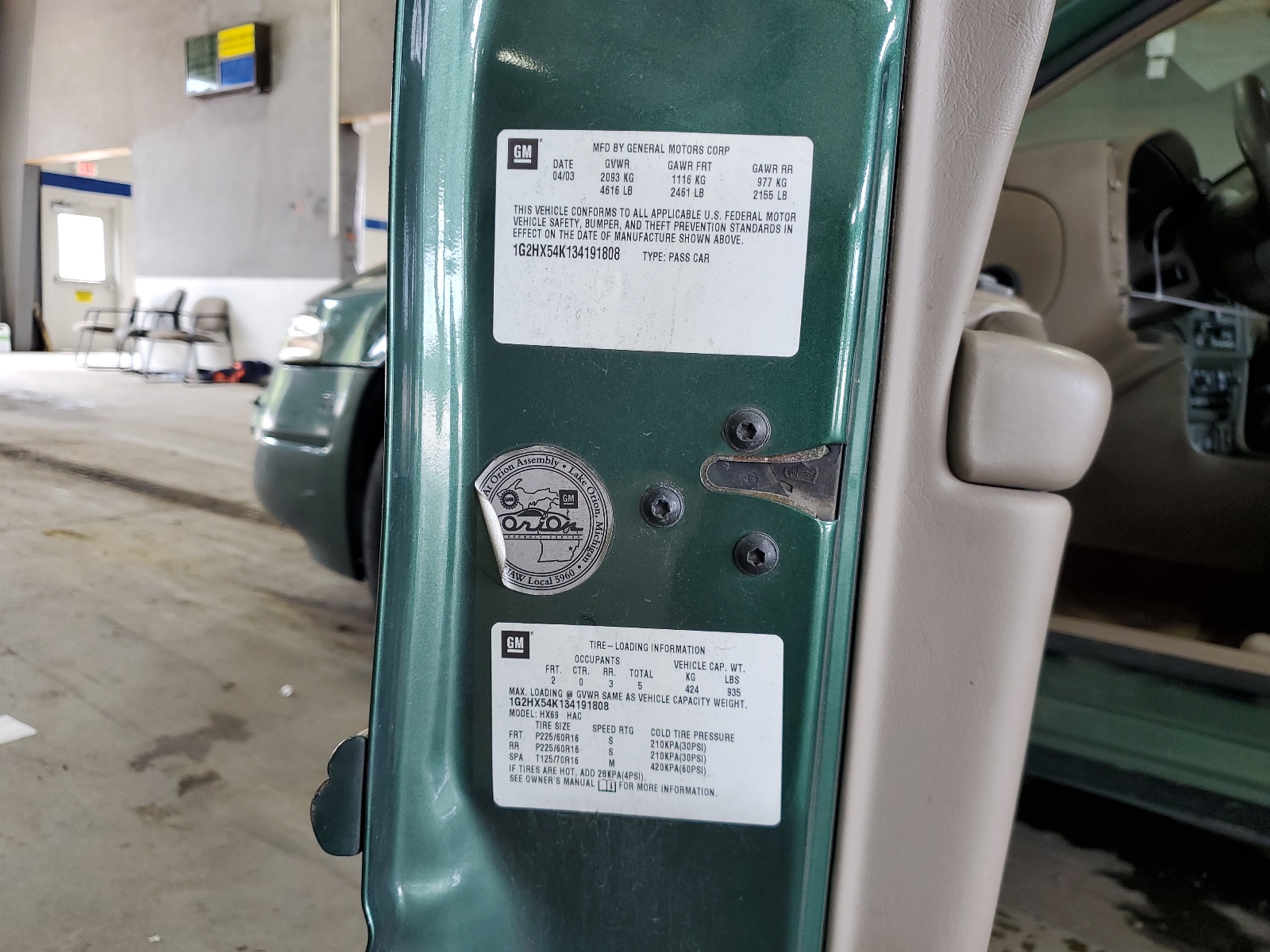 1G2HX54K134191808 2003 Pontiac Bonneville Se