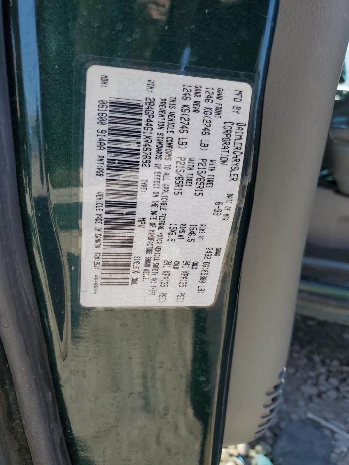 2B4GP44G1XR467692 1999 Dodge Grand Caravan Se