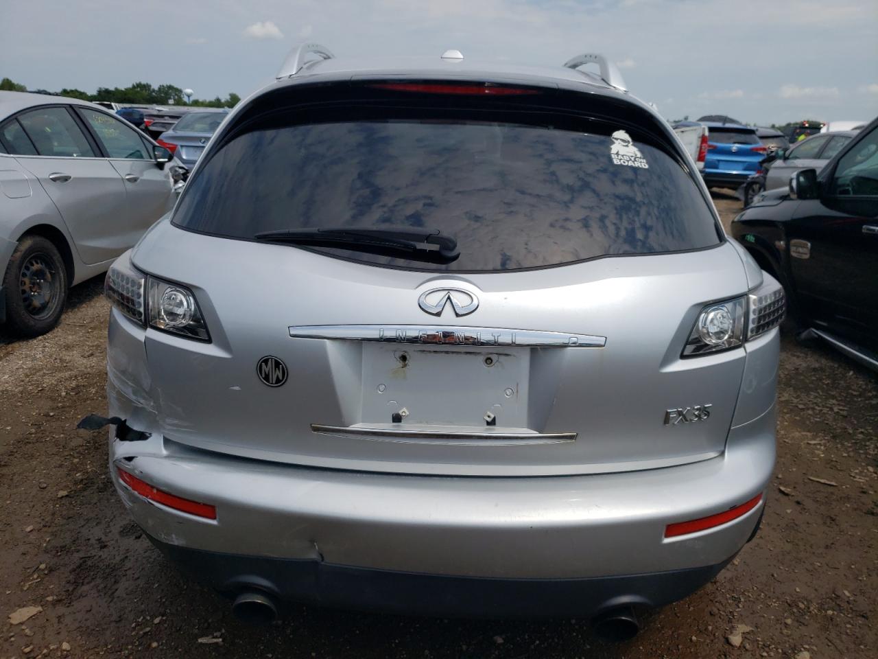 2006 Infiniti Fx35 VIN: JNRAS08W06X202425 Lot: 62864534