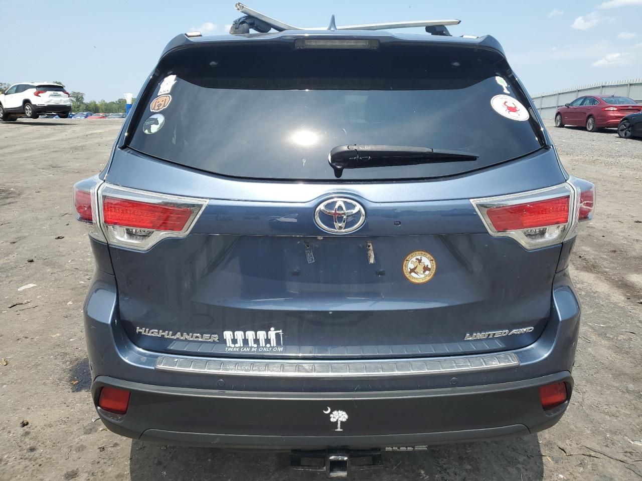 2015 Toyota Highlander Limited VIN: 5TDDKRFH2FS201661 Lot: 64801054