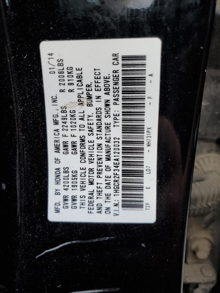 1HGCR2F34EA120032 2014 Honda Accord Lx