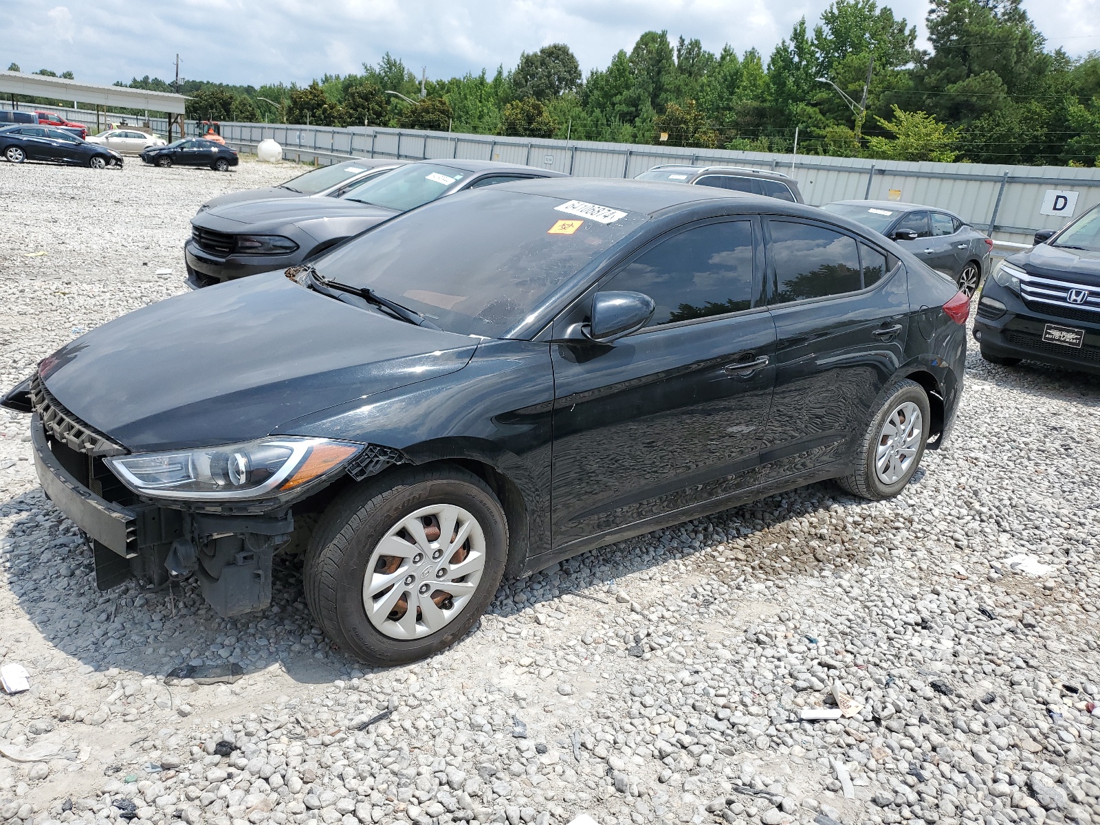 2018 Hyundai Elantra Se vin: 5NPD74LF9JH263239