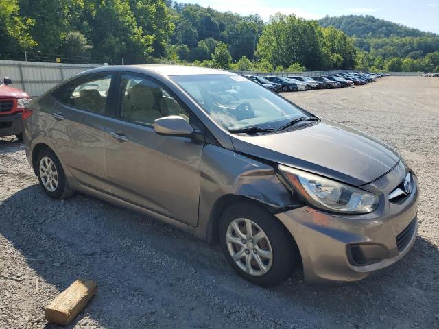 Sedans HYUNDAI ACCENT 2013 Brown