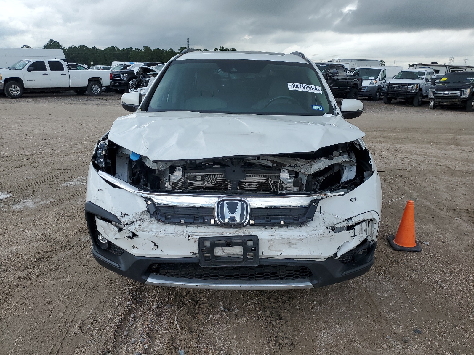 2020 Honda Pilot Exl vin: 5FNYF5H51LB004823