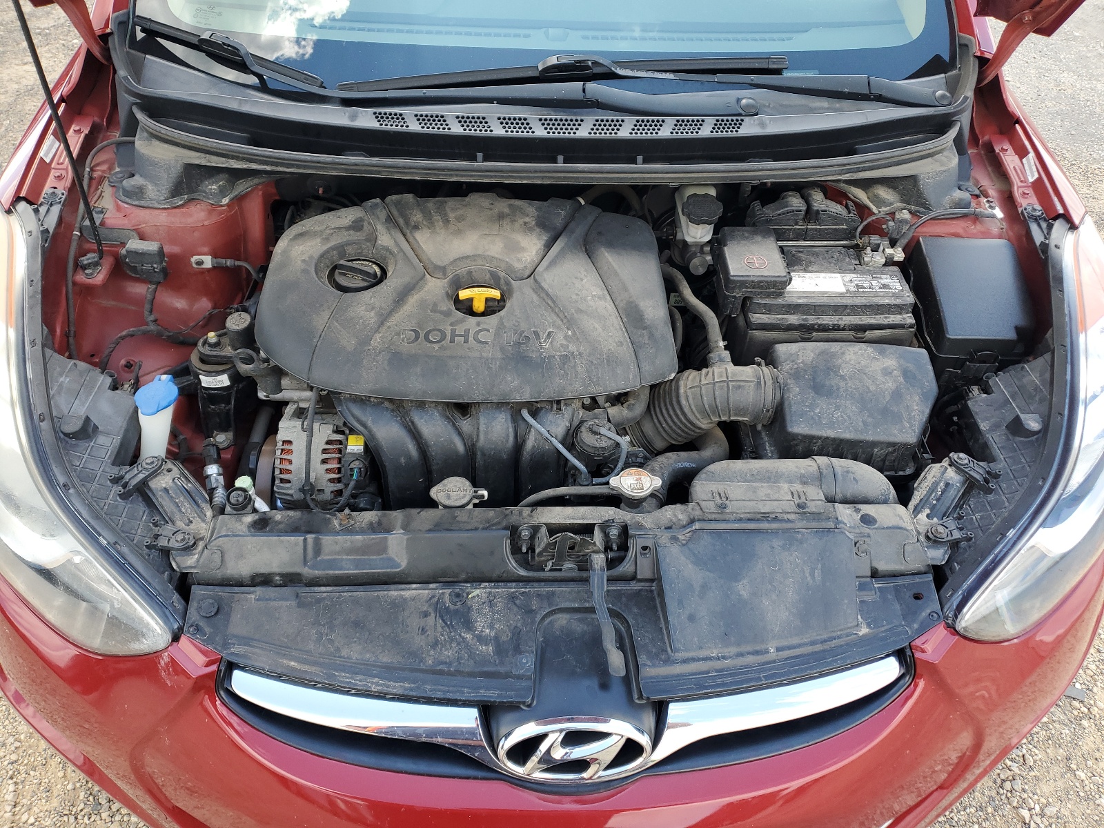 KMHDH4AE6DU520645 2013 Hyundai Elantra Gls