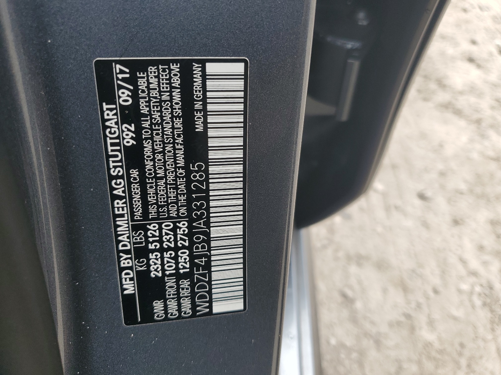 WDDZF4JB9JA331285 2018 Mercedes-Benz E 300