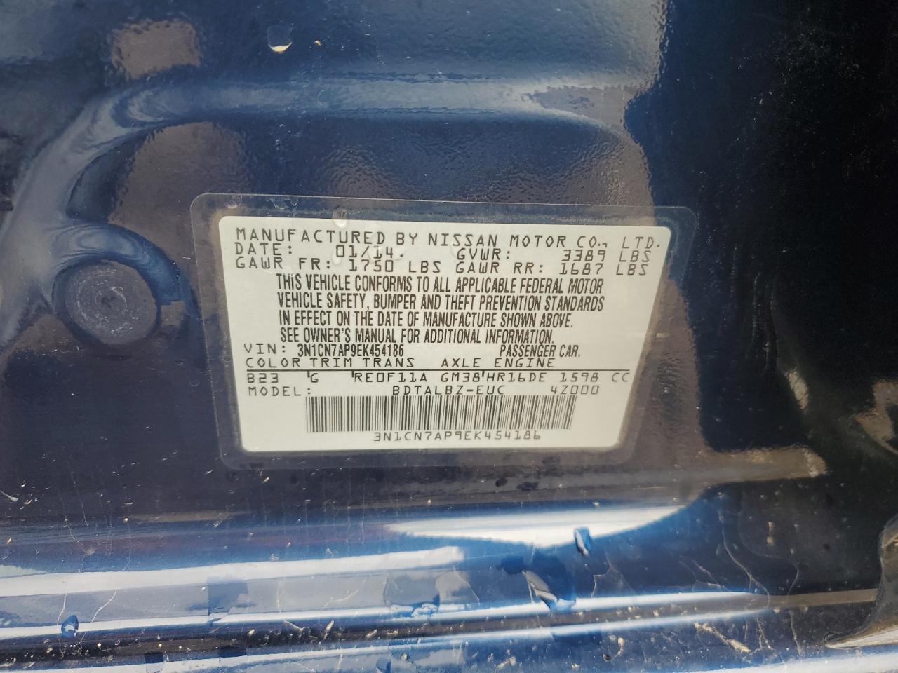 2014 Nissan Versa - Image 12