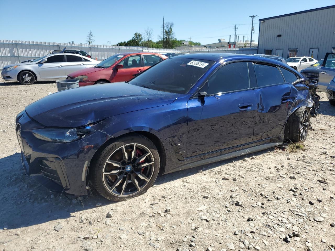 2024 BMW I4 M50 VIN: WBY33AW08RFR85514 Lot: 61136734