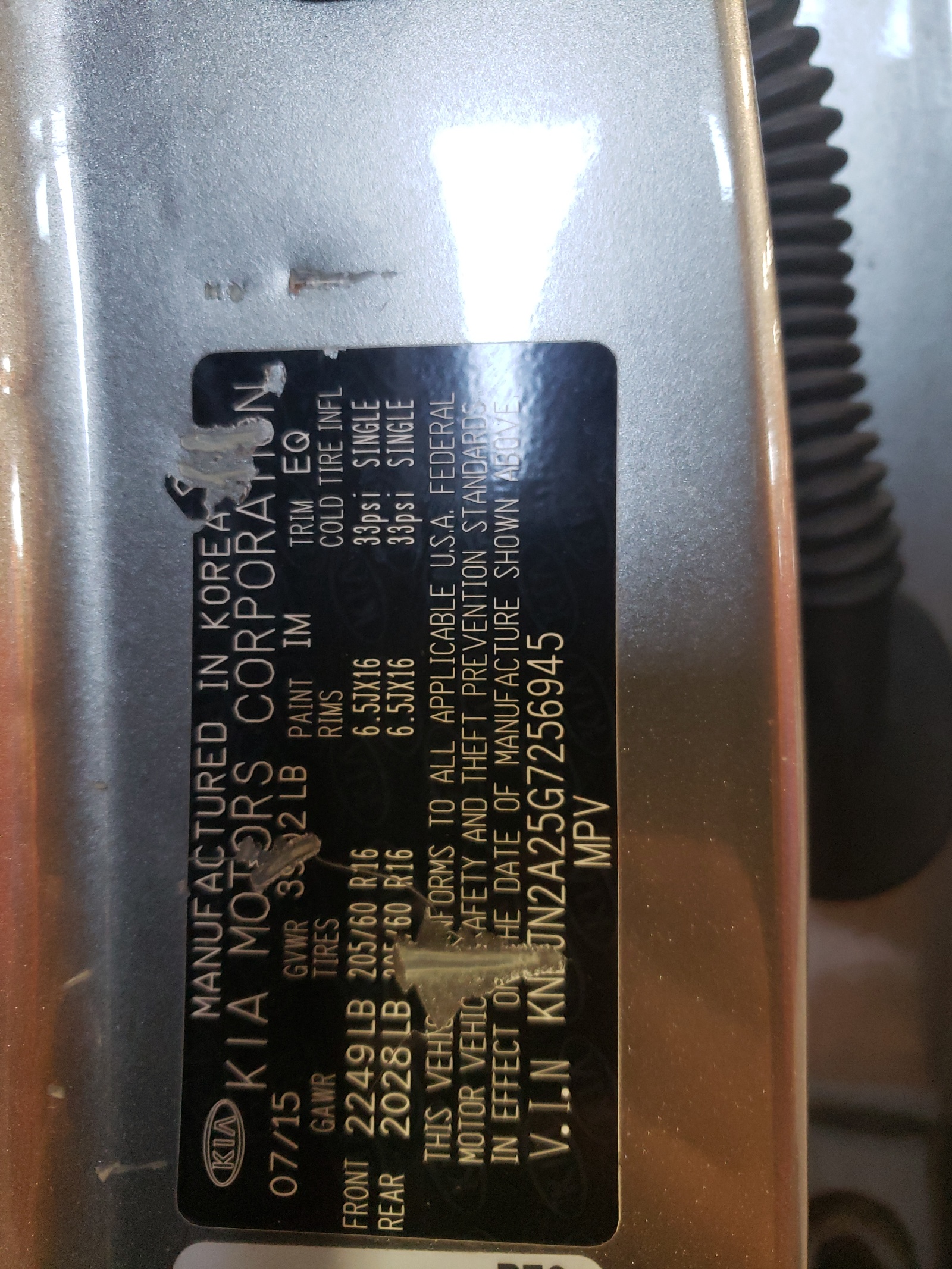 KNDJN2A25G7256945 2016 Kia Soul