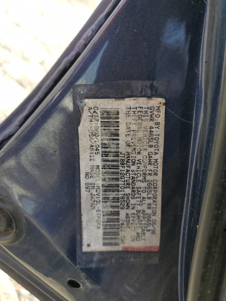 1996 Lexus Es 300 VIN: JT8BF12G7T0178529 Lot: 62473104