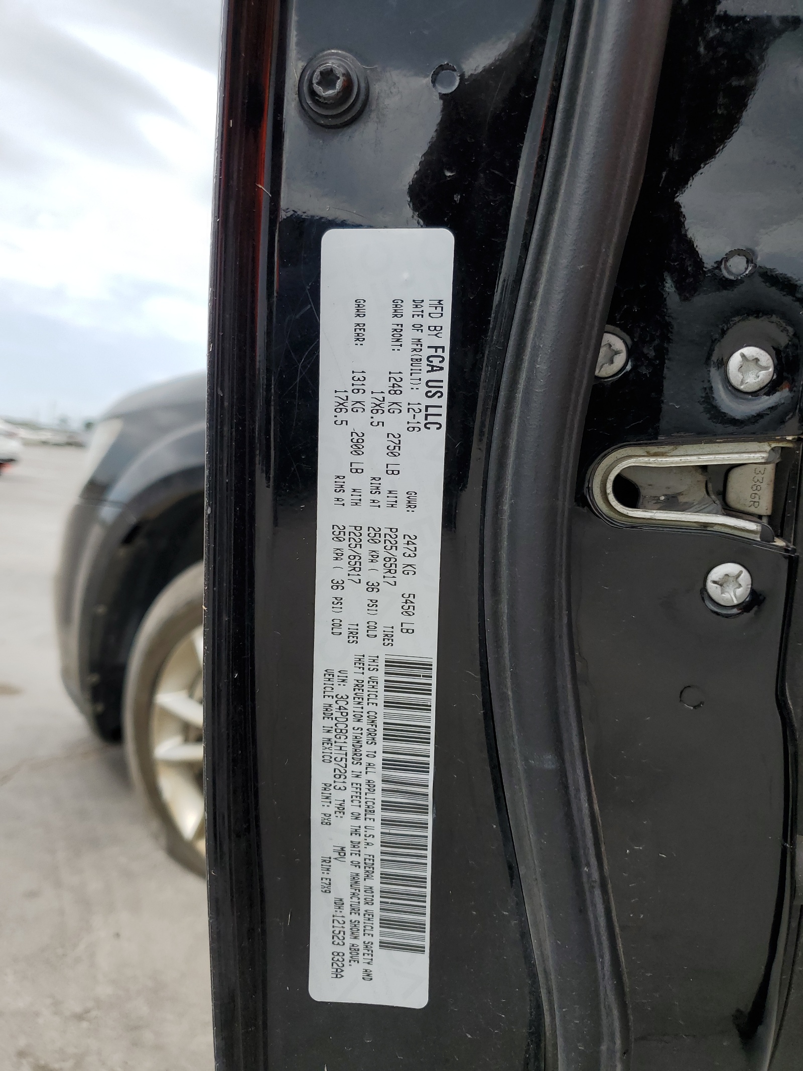 3C4PDCBG1HT572613 2017 Dodge Journey Sxt