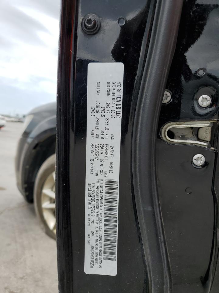 2017 Dodge Journey Sxt VIN: 3C4PDCBG1HT572613 Lot: 61996734