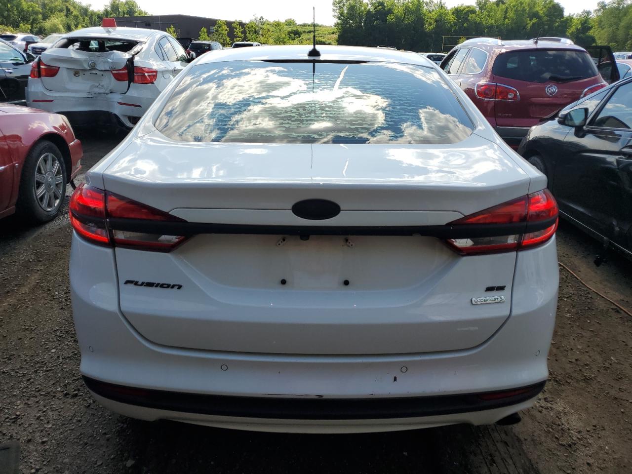 2018 Ford Fusion Se VIN: 3FA6P0HD6JR228055 Lot: 61327674