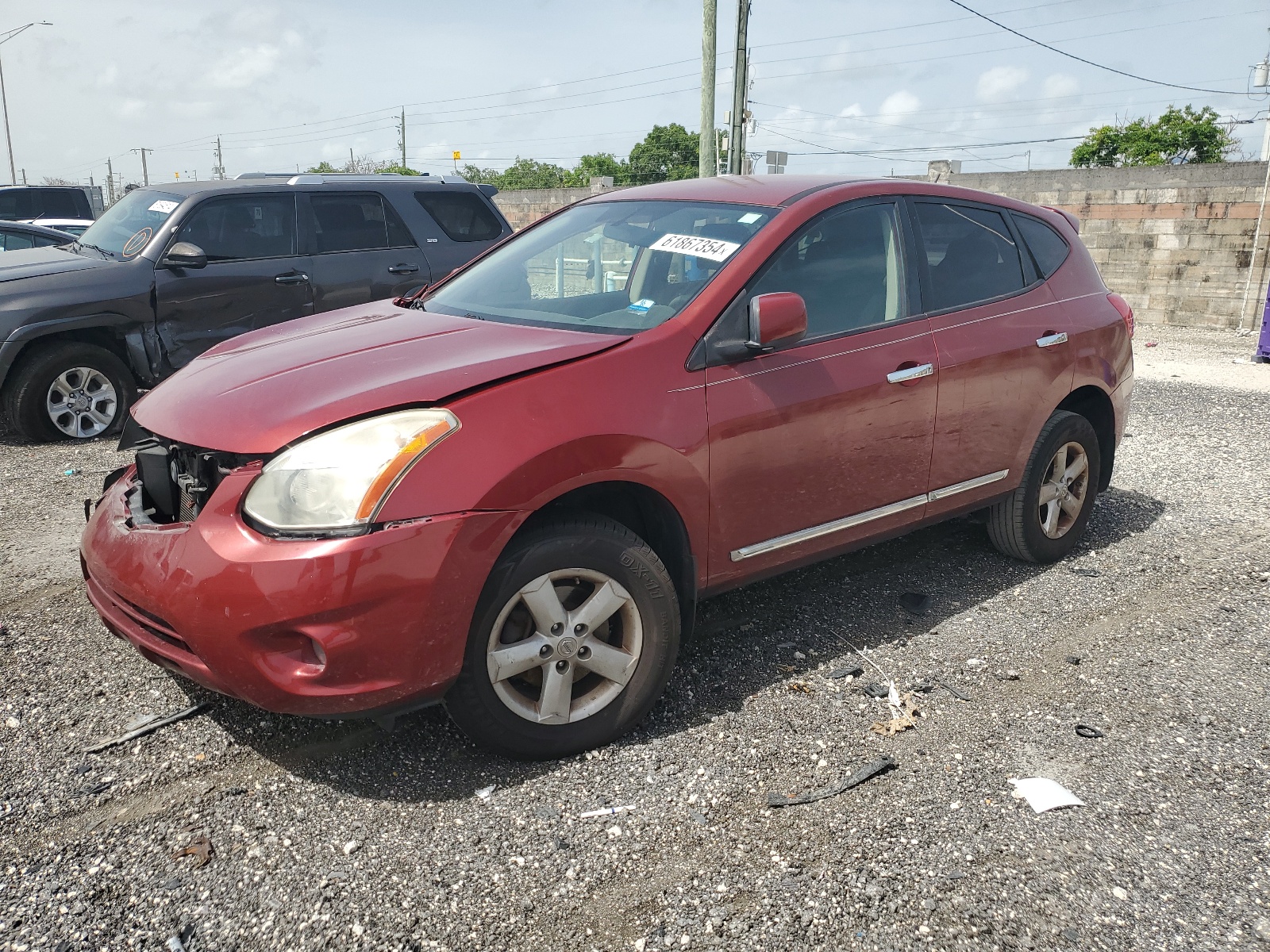 2013 Nissan Rogue S vin: JN8AS5MTXDW028914