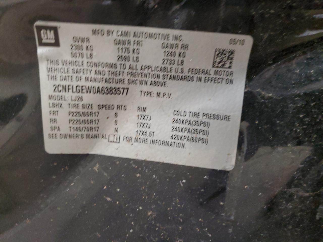 2010 Chevrolet Equinox - Image 12