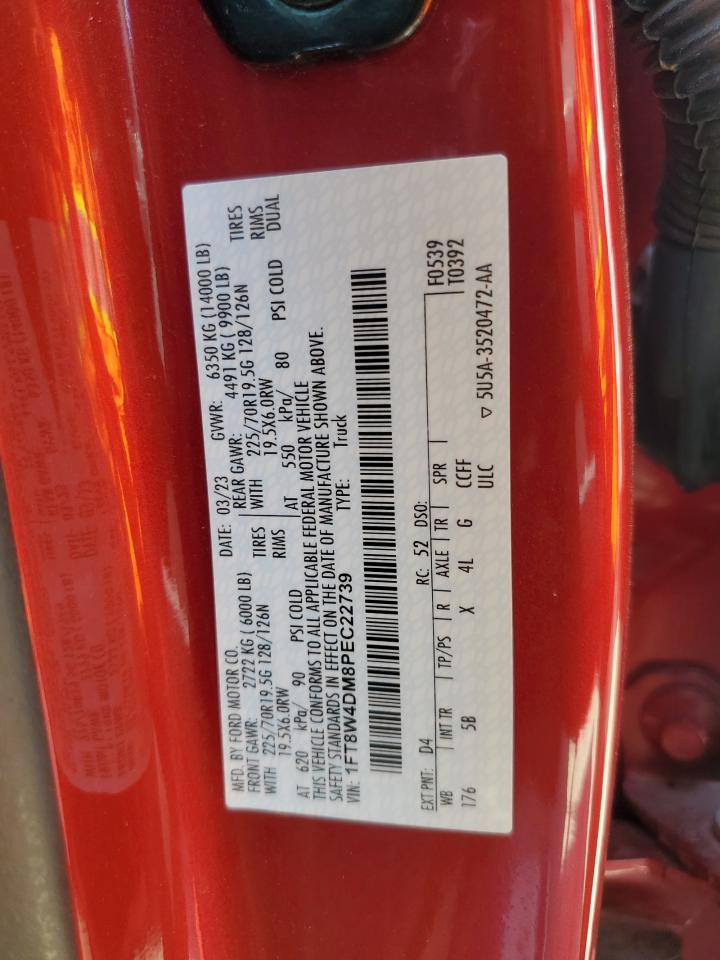 2023 Ford F450 Super Duty VIN: 1FT8W4DM8PEC22739 Lot: 63716454