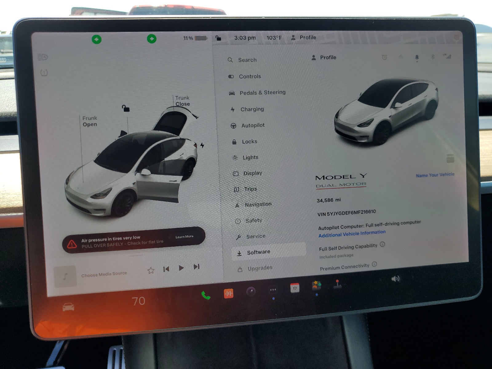 5YJYGDEF6MF216610 2021 Tesla Model Y