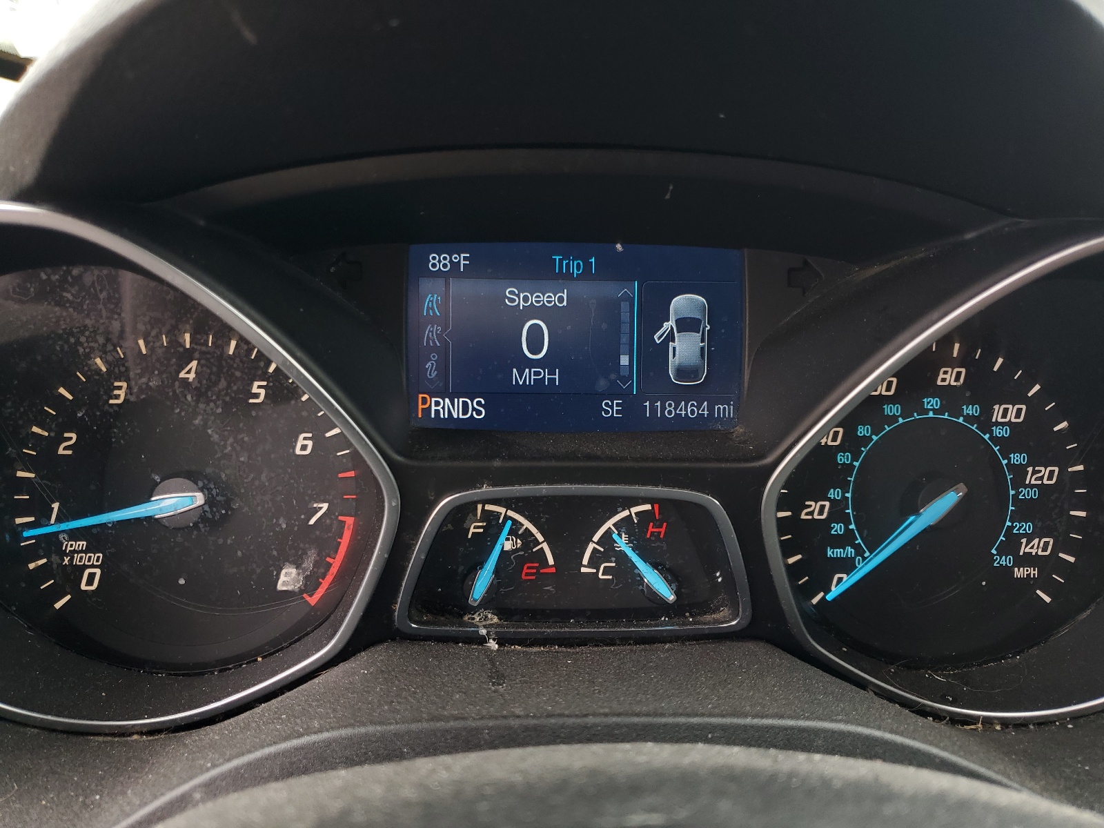 1FMCU0GX5EUC50883 2014 Ford Escape Se