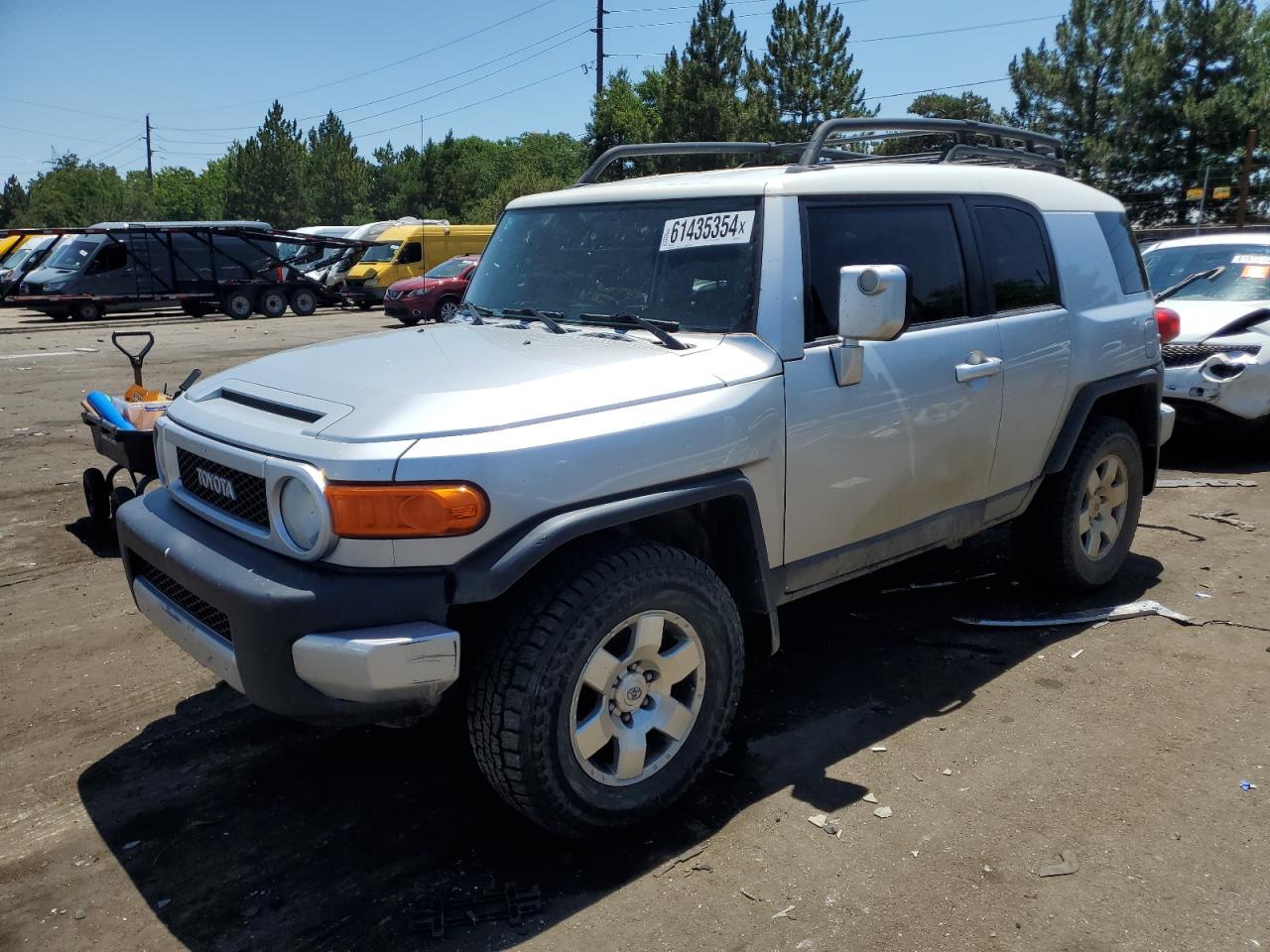 2008 Toyota Fj Cruiser VIN: JTEBU11F48K035724 Lot: 61435354