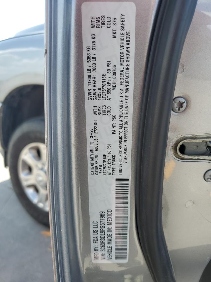 2023 Ram 3500 Big Horn VIN: 3C63R3DL9PG577969 Lot: 65113534